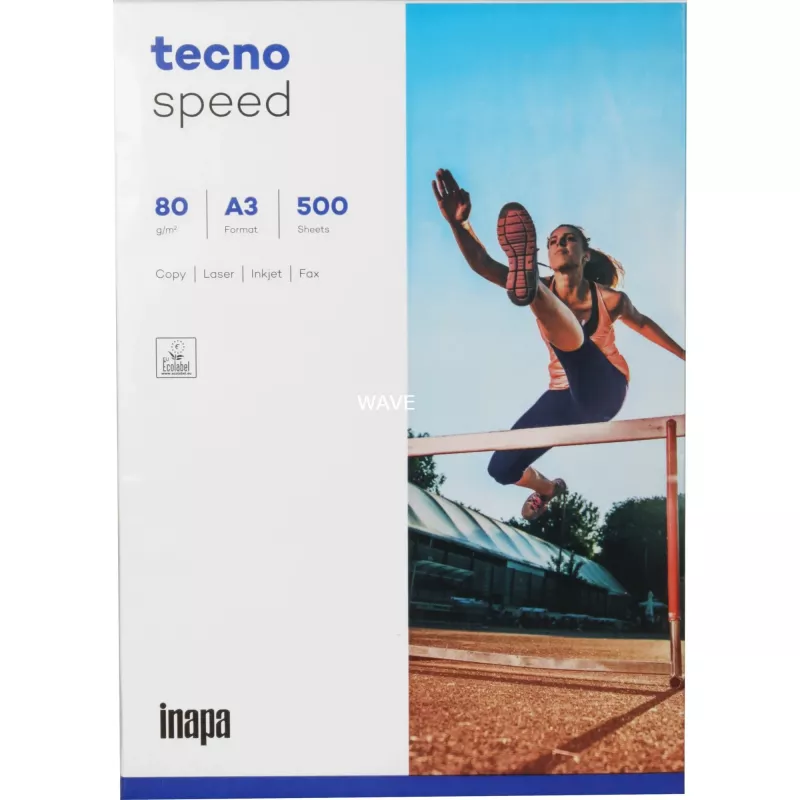 A3 spausdinimo popierius inapa-tecno Tecno Speed 500 lapų baltas