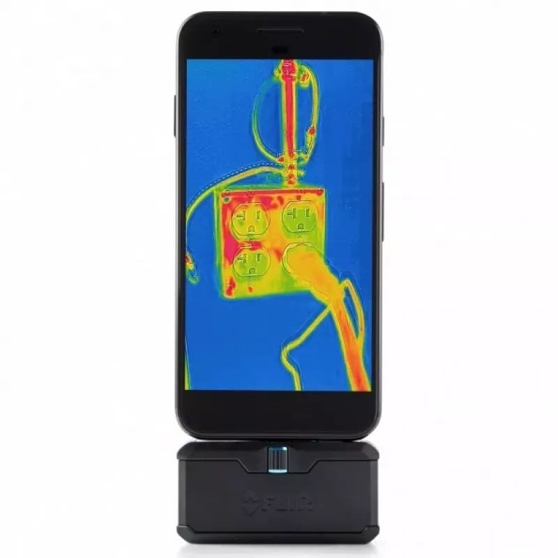 Termovizijos kamera FLIR ONE Pro Android USB-C, modelis FP3AC, 8,7 Hz, NETD 150 mK, 8–14 µm, fiksuotas fokusas, USB-C