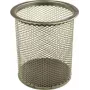 helit Pen Cup Mesh H2518100 9x10cm apvalus vieno lizdo metalinis sidabrinis
