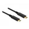 USB-C kabelis DeLOCK 85531 USB 3.2 Gen 2 1 m juodas
