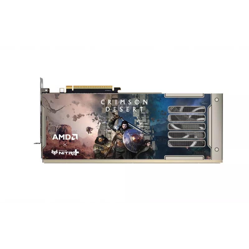 Vaizdo plokštė Sapphire NITRO+ Radeon RX 9070 XT OC Crimson Desert Edition – 16 GB GDDR6, 256 bitų, PCIe 5.0