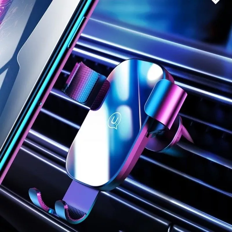 Automobilinis laikiklis USAMS Gravity Air Vent Car Mount juodas US-ZJ052