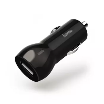 Automobilinis įkroviklis Hama 00183259, 12 W, USB 2.0, juodas