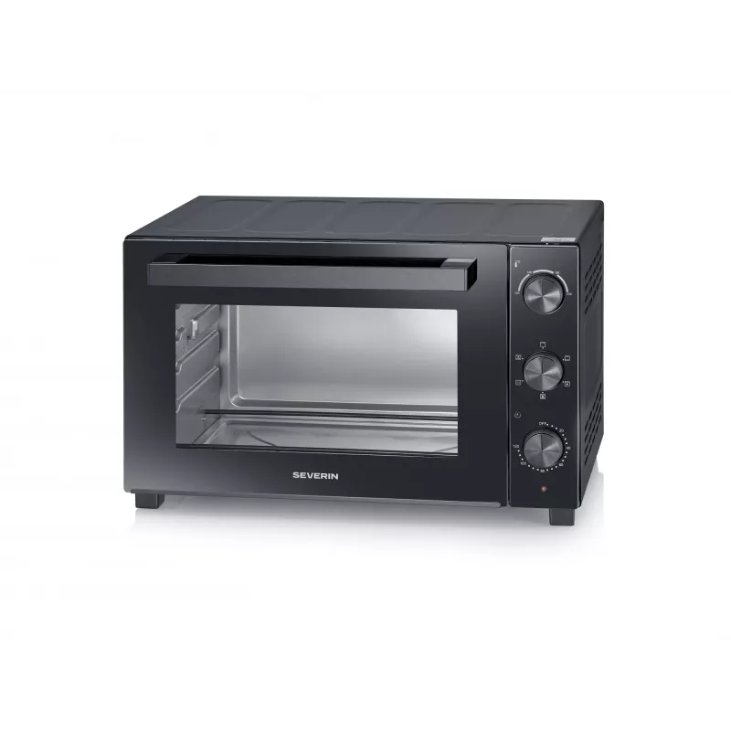 SEVERIN TO 2076 elektrinė orkaitė ant stalo — 46 L, 1800 W, juoda
