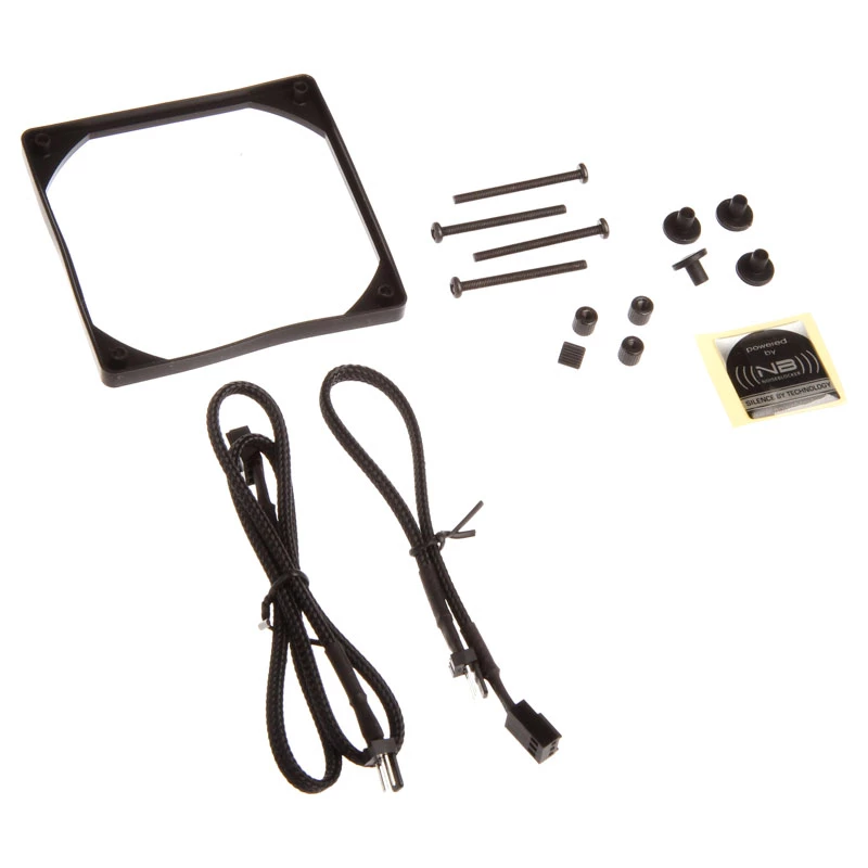 Ventiliatorius NoiseBlocker BlackSilentPro PL1 120 mm, 900 RPM, 11 dB, 68 m³/h, 4,5 V, juodas