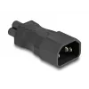 DeLOCK adapteris maitinimui IEC 60320 C14 į C5 kištuką 2,5 A tiesus juodas