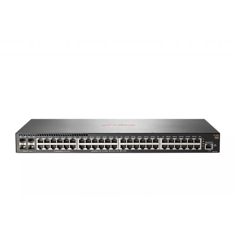 HPE Aruba 2930F 48G 4SFP+ jungiklis – valdomas L3, 48 x Gigabit Ethernet + 4 x SFP+