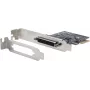 PCIe serijinė kortelė Exsys EX-46024 – 4× RS-232 prievadai su aštuonkoju kabeliu