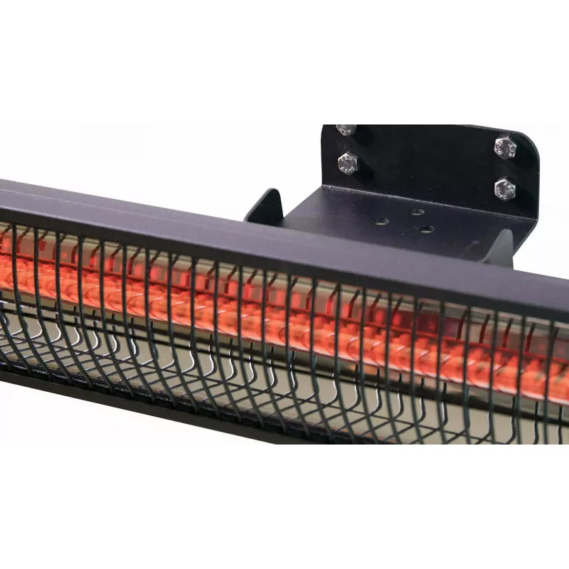 Infragrindinis šildytuvas SUNRED RD-DARK-25, 2500 W, montuojamas ant sienos, IP55, juodas
