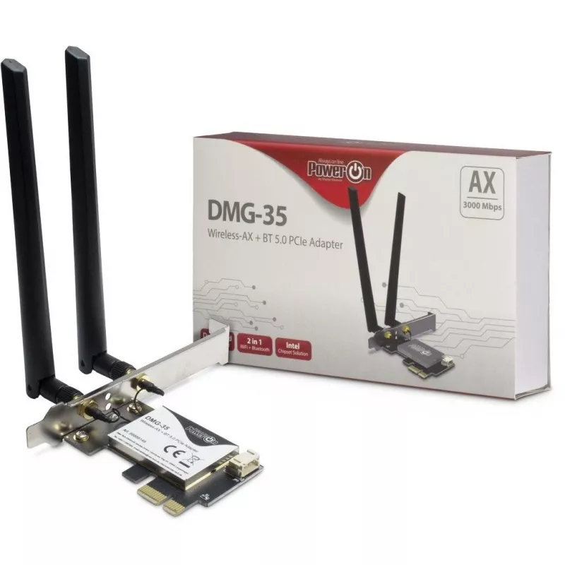 Inter-Tech DMG-35 WLAN / Bluetooth 3000 Mbit/s integruota (88888149)