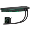 Gamemax HAILSTORM 360 LCD | 360 mm skysčio aušintuvas procesoriui | Juodas