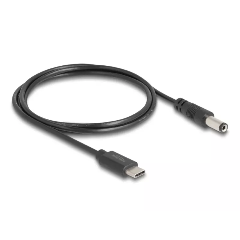 DeLOCK USB Type-C maitinimo laidas 1 m 5,5 x 2,1 mm vyriškas 5 V 1,5 A