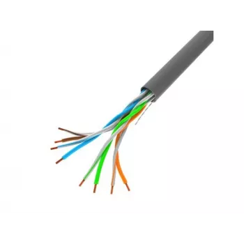 LAN kabelis UTP LANBERG LCU5-10CC-0100-S RJ45 100 MB/s 100 m pilka