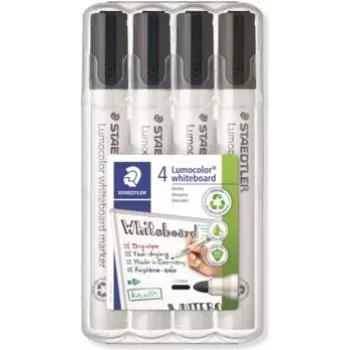 Markeris baltajai lentai Staedtler 351WP4-9X juodas 2,0 mm antgalis