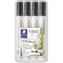 Markeris baltajai lentai Staedtler 351WP4-9X juodas 2,0 mm antgalis