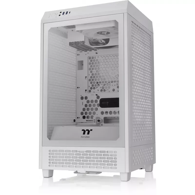 Thermaltake The Tower 200 Micro-Tower Mini-ITX korpusas su vitrina balta