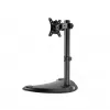 Monitorio stovas GEMBIRD MS-D1ST-04 13–32 colių ekranams, reguliuojamas aukštis ir pasvirimas, VESA 75x75–100x100, iki 8 kg