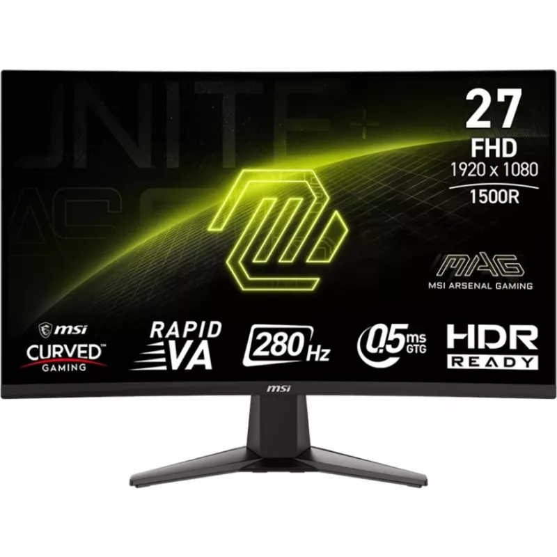 Monitorius MSI MAG 276CXFDE 27 colių lenktas Rapid VA FullHD