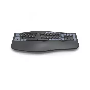 Belaidė ergonomiška klaviatūra HAMA WK-900 Juoda, kompaktiškas išdėstymas