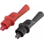 VOLTCRAFT Krokodilklemme Plug 4 mm CAT III 1000 V, CAT IV 600 V juoda, raudona MSK-104 (VC-8083495)