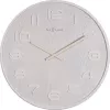 NeXtime 3096WI – Sieninis laikrodis – kvarcinis – apvalus – baltas – medinis – mediena