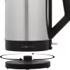 Elektrinis virdulys Clatronic 1.5 L 2200 W Juodas Nerūdijantis plienas