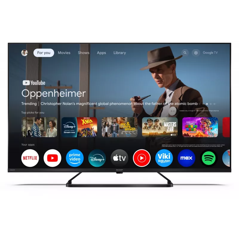 Sharp 43HP6265E Televizorius Google UHD Juodas