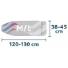 Viršutinis lyginimo lentos užvalkalas VILEDA Total Reflect mėlynai pilkai baltas, 1300 x 450 mm