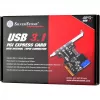 Silverstone SST-ECU04-E – 4 prievadų USB 3.0 valdiklio kortelė