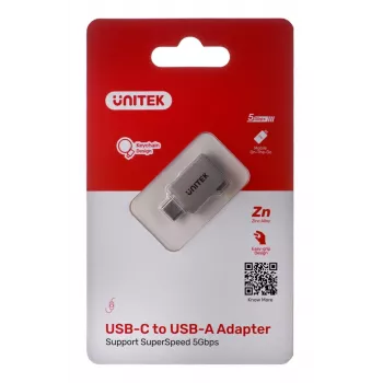 UNITEK ADAPTERIS USB-C – USB-A 3.1 GEN1, M/F, A1025GNI