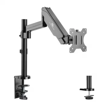 Stalinis monitoriaus laikiklis MACLEAN MC-775 iki 32 colių (81,3 cm), VESA 75x75–100x100, iki 8 kg, pilkas