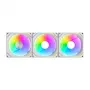 Aušinimo ventiliatoriai Darkflash Gauss G24 3 viename Balti 120 mm