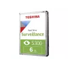 Toshiba S300 stebėjimo 3.5 inch vidinis kietasis diskas SATA 6GB/s - 6TB, 5400RPM