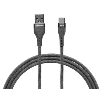 Tracer 47487 USB A - USB C laidas, 1 m, pilka