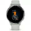 Garmin Venu 3S 3,05 cm (1,2 colio) AMOLED 41 mm skaitmeninis 390 x 390 pikselių liečiamas ekranas Pilka, Sidabrinė Wi-Fi GPS (palydovas)