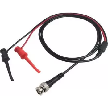 VOLTCRAFT BNC bandymo laidas 1,14 m juoda, raudona MSC-101 (MSC-101)