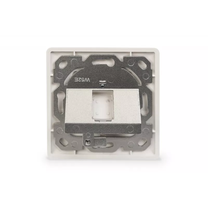 Digitus sieninė plokštelė Keystone moduliams, vokiško tipo, vidurinė plokštelė 50x50 mm, rėmelis 80x80 mm | DN-93811