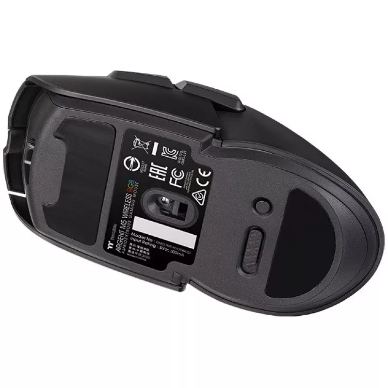 Thermaltake Argent M5 Pelė Ambidekstrinė RF belaidė+Bluetooth+USB Type-A optinė 16000 DPI (GMO-TMF-HYOOBK-01)