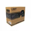 L33T Gaming 160382 Prabangus pagalvių rinkinys žaidimų kėdei, Atminties putos, Velvetas, Itin minkštas, Juodas