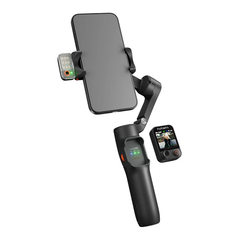 Hohem iSteady V3 Ultra (juodas) – 3 ašių stabilizatorius su AI sekimu