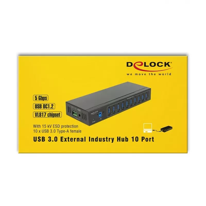 USB šakotuvas DeLOCK 63919