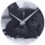 NeXtime laikrodis 5173 Little Dog, Ø20 cm, sieninis, juodas