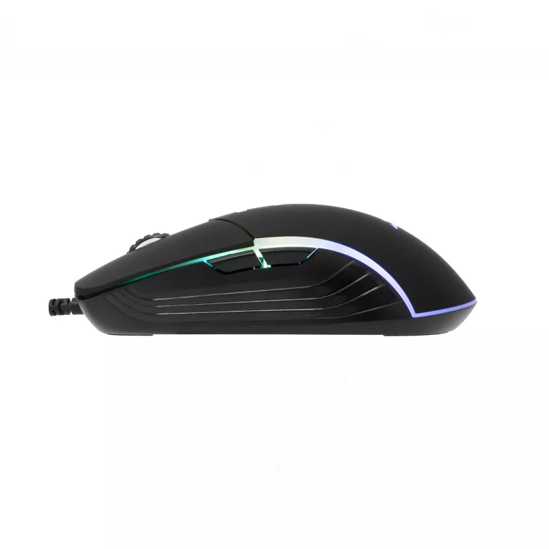 Pelė Baracuda BGM-011 Nautilus Black RGB USB