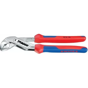 Knipex vandens siurblio replės Aligatorius L.180mm, veržimo plotis 36mm, chromuotos, 2K rankena