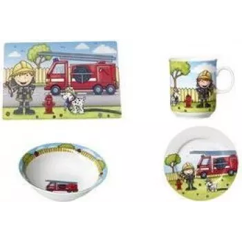 Porcelianinis musli dubuo ritzenhoff & breker Feuerwehrmann Bernie, tinkamas plauti indaplovėje, Ø 170 mm