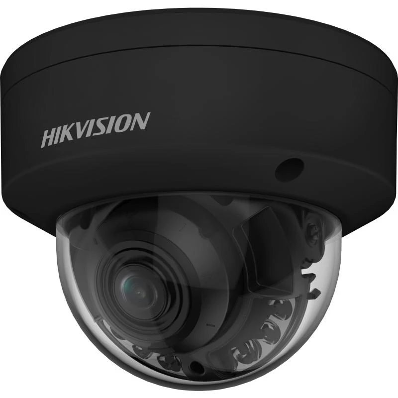 Hikvision Pro Series su ColorVu DS-2CD2747G2HT-LIZS(2.8-12)/eF/BLK Turret IP apsaugos kamera, vidaus ir lauko, 2688 x 1520 pikselių, lubų montavimui
