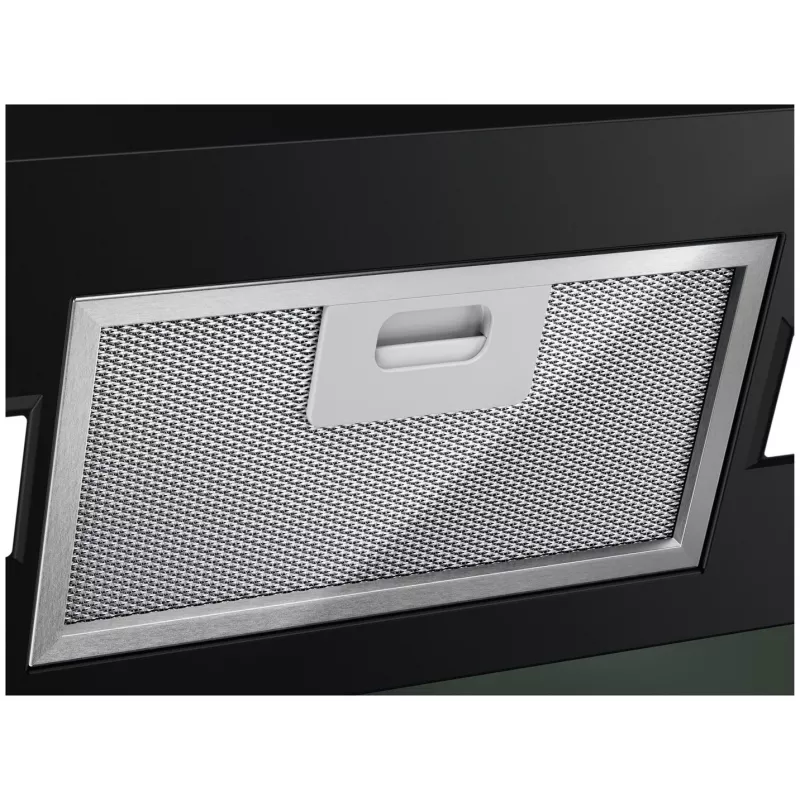 Sieninis gartraukis Electrolux LFV626K, juodas, 598×396 mm, 615 m³/h recirkuliacinis, 62 dB, anglies filtras