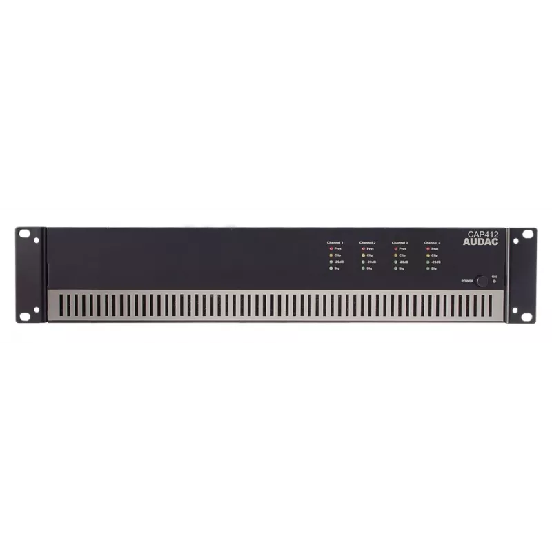 AUDAC CAP412 4.0 kanalų audio stiprintuvas 480 W D klasės juodas