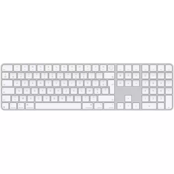 APPLE Magic Keyboard su Touch ID ir skaitmeniniu klavišų bloku, prancūziškas išdėstymas, balti klavišai