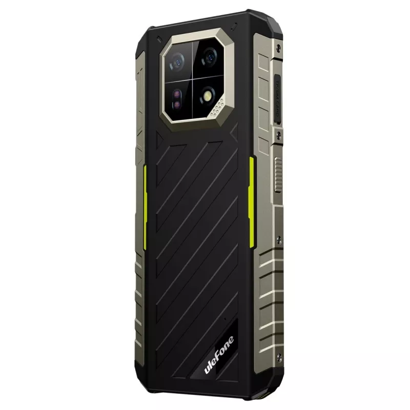 UleFone Armor 22 4G išmanusis telefonas, 9GB RAM, 128GB atmintis, IP69K, žalias